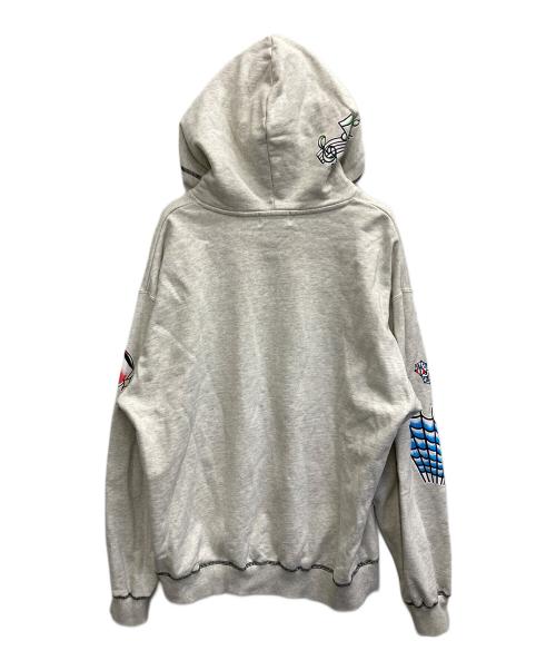 X-LARGE（エクストララージ）X-LARGE (エクストララージ) GOOD TIME HOODED SWEATSHIRT グレー サイズ:Lの古着・服飾アイテム