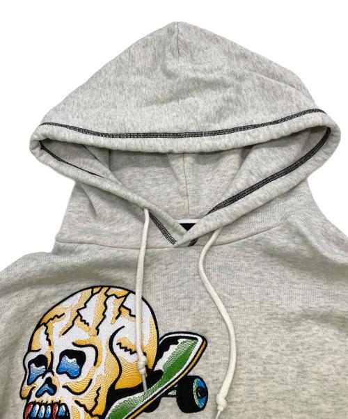 X-LARGE（エクストララージ）X-LARGE (エクストララージ) GOOD TIME HOODED SWEATSHIRT グレー サイズ:Lの古着・服飾アイテム