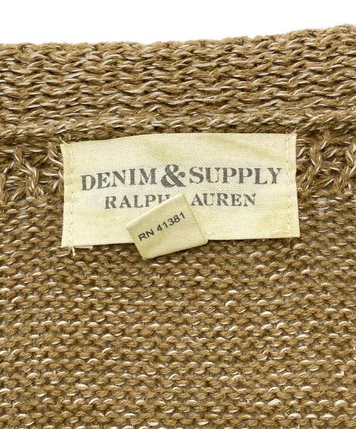 Denim & Supply Ralph Lauren（デニム＆サプライ ラルフローレン）DENIM & SUPPLY RALPH LAUREN (デニム＆サプライ ラルフローレン) コットンカーディガン ブラウン サイズ:Sの古着・服飾アイテム