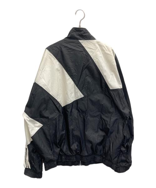 adidas（アディダス）adidas (アディダス) 90’Sナイロンジャケット ブラック×ホワイト サイズ:XLの古着・服飾アイテム