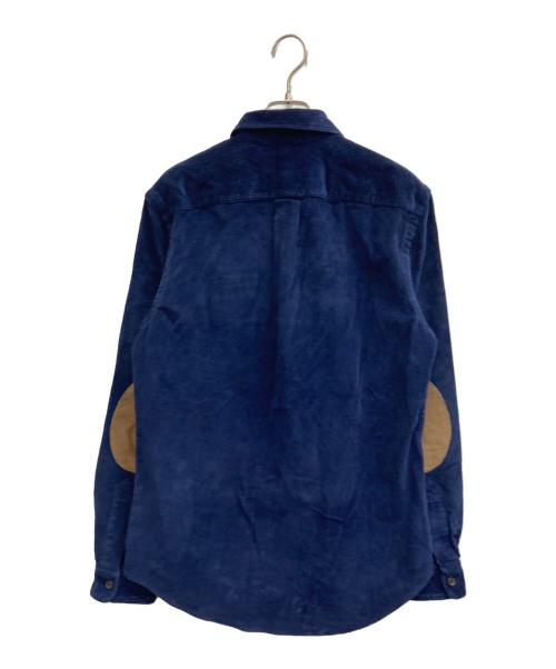 POLO RALPH LAUREN（ポロ・ラルフローレン）POLO RALPH LAUREN (ポロ・ラルフローレン) エルボーパッチコーデュロイシャツ ネイビー サイズ:Sの古着・服飾アイテム