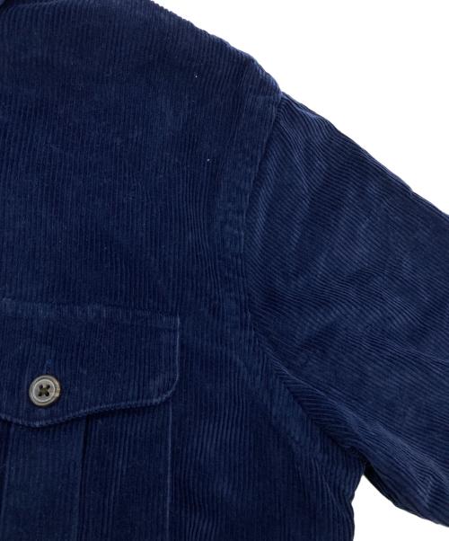 POLO RALPH LAUREN（ポロ・ラルフローレン）POLO RALPH LAUREN (ポロ・ラルフローレン) エルボーパッチコーデュロイシャツ ネイビー サイズ:Sの古着・服飾アイテム