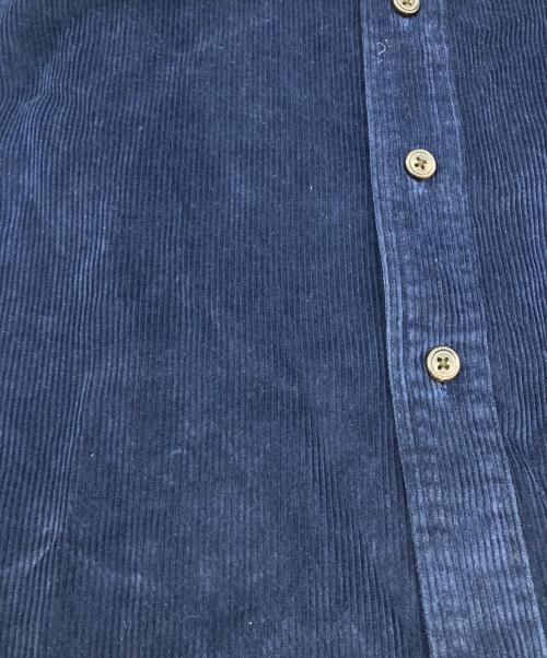 POLO RALPH LAUREN（ポロ・ラルフローレン）POLO RALPH LAUREN (ポロ・ラルフローレン) エルボーパッチコーデュロイシャツ ネイビー サイズ:Sの古着・服飾アイテム