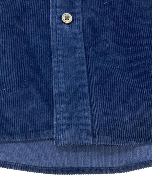 POLO RALPH LAUREN（ポロ・ラルフローレン）POLO RALPH LAUREN (ポロ・ラルフローレン) エルボーパッチコーデュロイシャツ ネイビー サイズ:Sの古着・服飾アイテム
