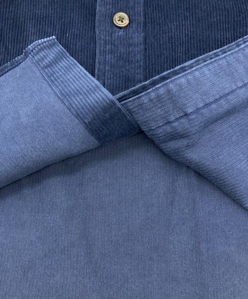 POLO RALPH LAUREN（ポロ・ラルフローレン）POLO RALPH LAUREN (ポロ・ラルフローレン) エルボーパッチコーデュロイシャツ ネイビー サイズ:Sの古着・服飾アイテム