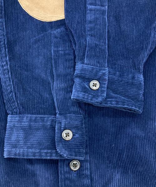 POLO RALPH LAUREN（ポロ・ラルフローレン）POLO RALPH LAUREN (ポロ・ラルフローレン) エルボーパッチコーデュロイシャツ ネイビー サイズ:Sの古着・服飾アイテム