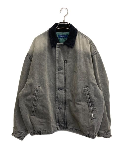 NAUTICA（ノーティカ）NAUTICA (ノーティカ) FREAK'S STORE (フリークスストア) デニムブルゾン グレー サイズ:Mの古着・服飾アイテム