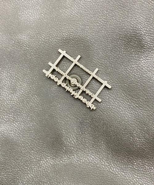 beautiful people（ビューティフルピープル）beautiful people (ビューティフルピープル) lamb leather coach jacket グレー サイズ:38の古着・服飾アイテム
