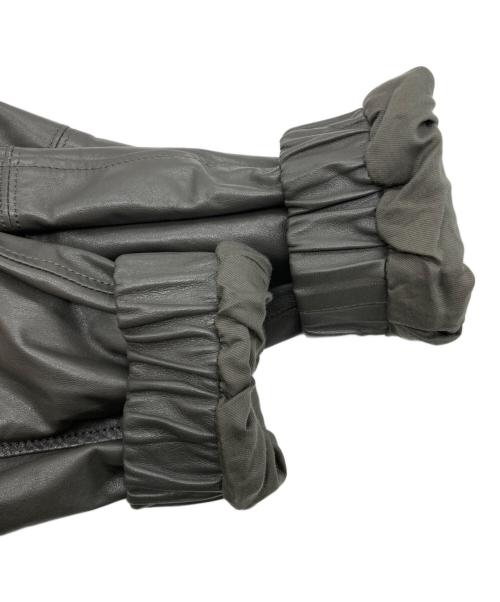 beautiful people（ビューティフルピープル）beautiful people (ビューティフルピープル) lamb leather coach jacket グレー サイズ:38の古着・服飾アイテム