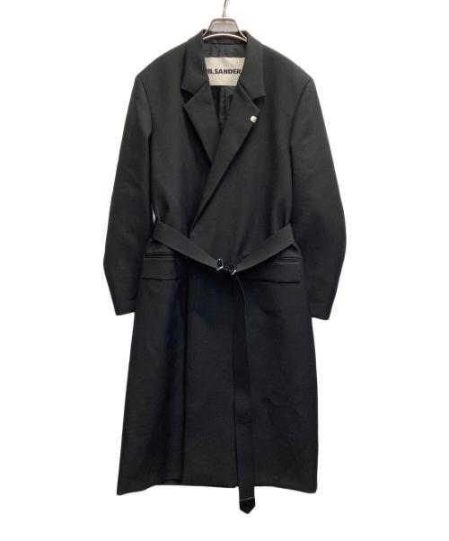 JIL SANDER（ジルサンダー）JIL SANDER (ジルサンダー) 22AW  ウールロングコート ブラック サイズ:46の古着・服飾アイテム