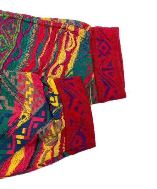 Coogi（クージー）Coogi (クージー) ヴィンテージ3Dニット ピンク サイズ:Sの古着・服飾アイテム