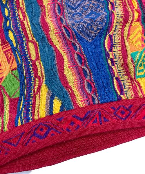 Coogi（クージー）Coogi (クージー) ヴィンテージ3Dニット ピンク サイズ:Sの古着・服飾アイテム