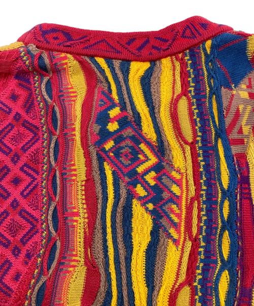 Coogi（クージー）Coogi (クージー) ヴィンテージ3Dニット ピンク サイズ:Sの古着・服飾アイテム