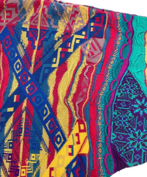 Coogi（クージー）Coogi (クージー) ヴィンテージ3Dニット ピンク サイズ:Sの古着・服飾アイテム