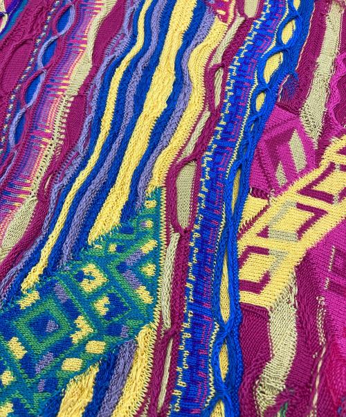 Coogi（クージー）Coogi (クージー) ヴィンテージ3Dニット ピンク サイズ:Sの古着・服飾アイテム