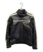 DUCATIドゥカティ）の古着「ダイネーゼレーシングレザージャケット」｜ブラック
