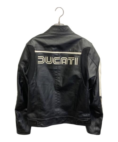 DUCATI（ドゥカティ）DUCATI (ドゥカティ) ダイネーゼレーシングレザージャケット ブラック サイズ:46の古着・服飾アイテム