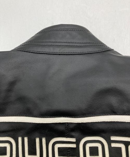 DUCATI（ドゥカティ）DUCATI (ドゥカティ) ダイネーゼレーシングレザージャケット ブラック サイズ:46の古着・服飾アイテム