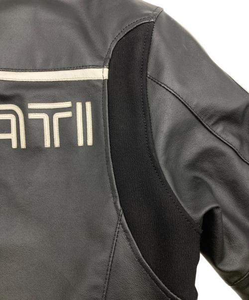 DUCATI（ドゥカティ）DUCATI (ドゥカティ) ダイネーゼレーシングレザージャケット ブラック サイズ:46の古着・服飾アイテム
