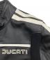 中古・古着 DUCATI (ドゥカティ) ダイネーゼレーシングレザージャケット ブラック サイズ:46：50000円