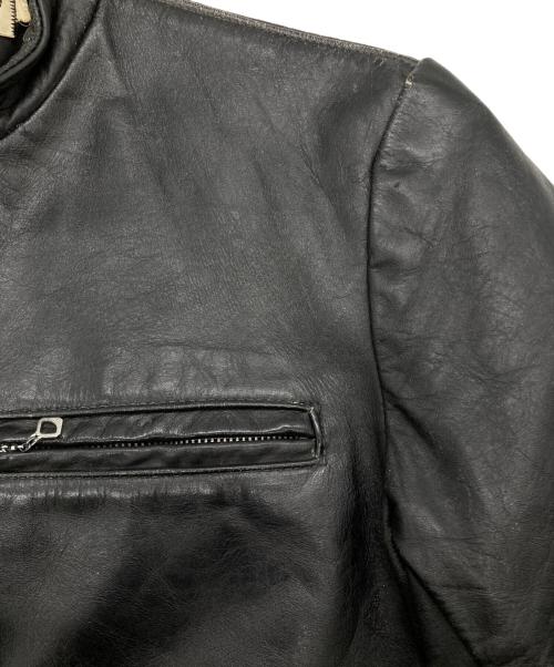 HARLEY-DAVIDSON（ハーレーダビッドソン）HARLEY-DAVIDSON (ハーレーダビッドソン) シングルライダースジャケット ブラック サイズ:34の古着・服飾アイテム