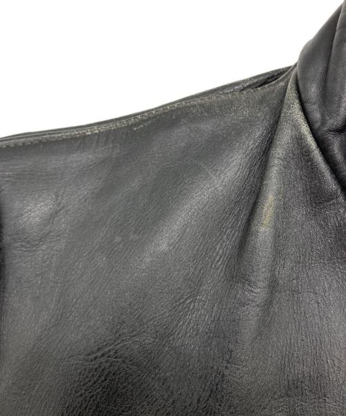 HARLEY-DAVIDSON（ハーレーダビッドソン）HARLEY-DAVIDSON (ハーレーダビッドソン) シングルライダースジャケット ブラック サイズ:34の古着・服飾アイテム
