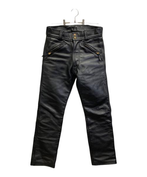 Langlitz Leathers（ラングリッツレザー）Langlitz Leathers (ラングリッツレザー) レザーパンツ ブラック サイズ:W30×L32の古着・服飾アイテム