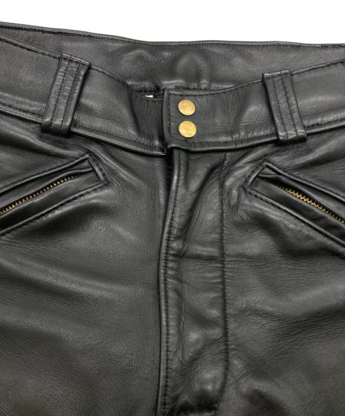 Langlitz Leathers（ラングリッツレザー）Langlitz Leathers (ラングリッツレザー) レザーパンツ ブラック サイズ:W30×L32の古着・服飾アイテム