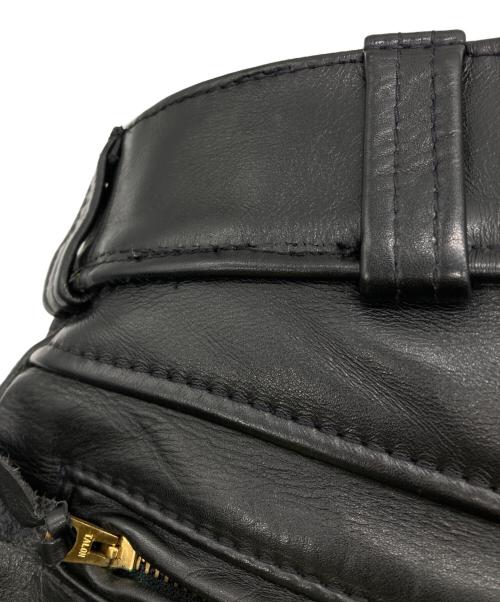 Langlitz Leathers（ラングリッツレザー）Langlitz Leathers (ラングリッツレザー) レザーパンツ ブラック サイズ:W30×L32の古着・服飾アイテム