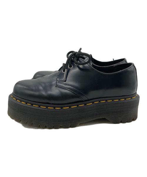 Dr.Martens（ドクターマーチン）Dr.Martens (ドクターマーチン) 厚底3ホールシューズ ブラック サイズ:24の古着・服飾アイテム