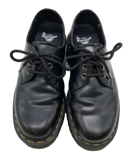 Dr.Martens（ドクターマーチン）Dr.Martens (ドクターマーチン) 厚底3ホールシューズ ブラック サイズ:24の古着・服飾アイテム