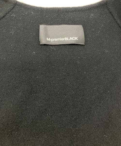 M-premierBLACK（エムプルミエブラック）M-premierBLACK (エムプルミエブラック) フレアスリーブケープコート ブラック サイズ:32Pの古着・服飾アイテム