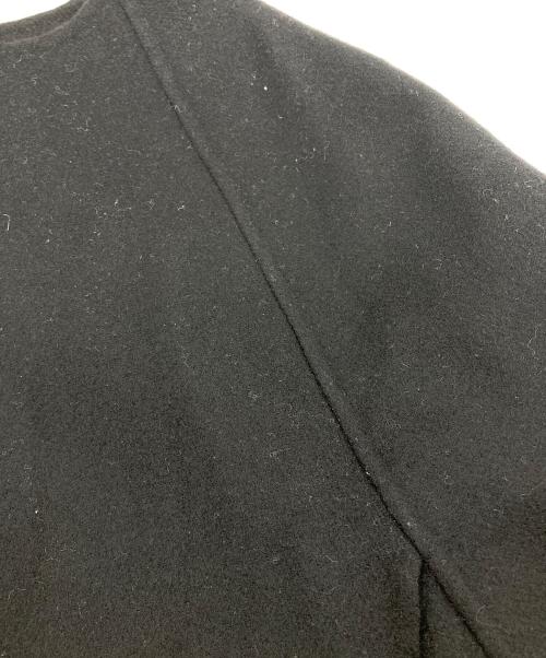 M-premierBLACK（エムプルミエブラック）M-premierBLACK (エムプルミエブラック) フレアスリーブケープコート ブラック サイズ:32Pの古着・服飾アイテム
