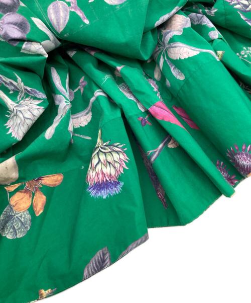 CABAN（キャバン）CABaN (キャバン) NEW BOTANICAL コットン ロングスカート グリーン サイズ:FREEの古着・服飾アイテム