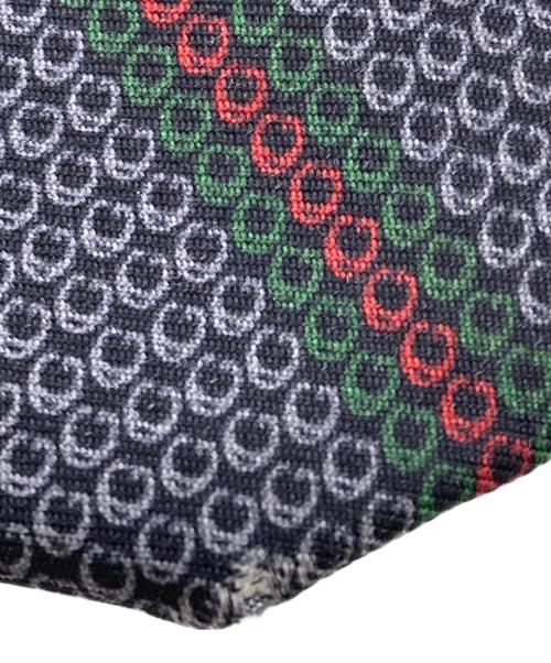 GUCCI（グッチ）GUCCI (グッチ) シルクネクタイ グリーン×グレー サイズ:不明（記載無し）の古着・服飾アイテム