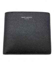 Saint Laurent Paris（サンローランパリ）の古着「イースト ウエスト ウォレット」｜ブラック
