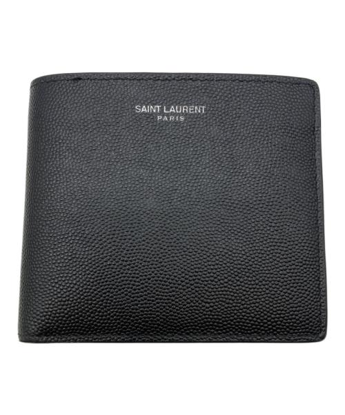 Saint Laurent Paris（サンローランパリ）Saint Laurent Paris (サンローランパリ) イースト ウエスト ウォレット ブラックの古着・服飾アイテム