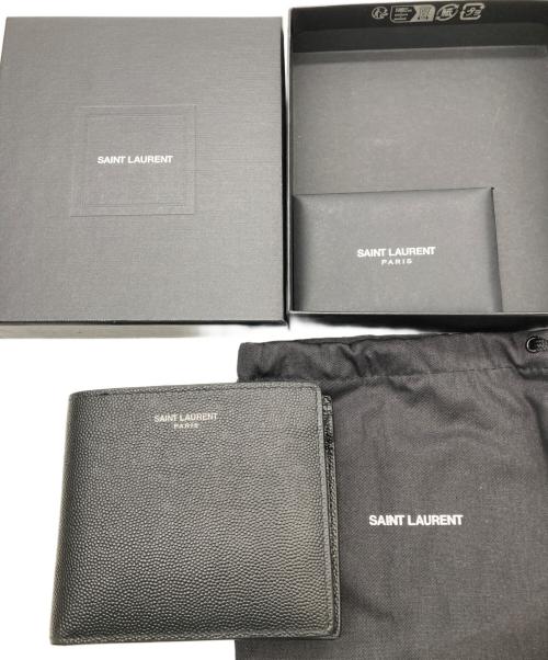 Saint Laurent Paris（サンローランパリ）Saint Laurent Paris (サンローランパリ) イースト ウエスト ウォレット ブラックの古着・服飾アイテム