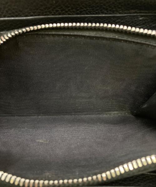 Saint Laurent Paris（サンローランパリ）Saint Laurent Paris (サンローランパリ) ラウンドファスナー長財布 ブラックの古着・服飾アイテム