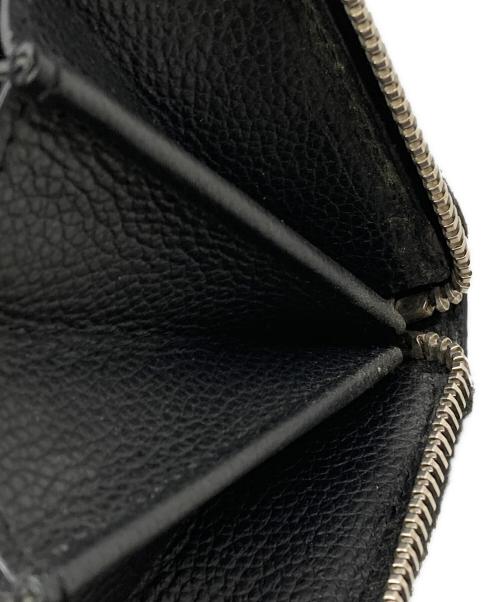 Saint Laurent Paris（サンローランパリ）Saint Laurent Paris (サンローランパリ) ラウンドファスナー長財布 ブラックの古着・服飾アイテム