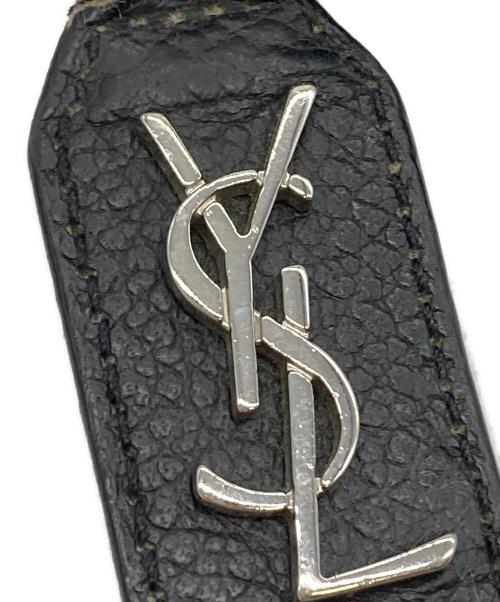 Saint Laurent Paris（サンローランパリ）Saint Laurent Paris (サンローランパリ) ラウンドファスナー長財布 ブラックの古着・服飾アイテム