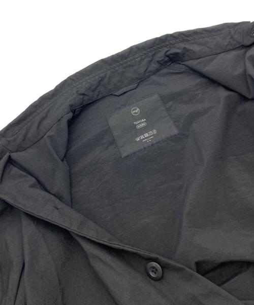 teatora（テアトラ）TEATORA (テアトラ) CARTRIDGE SHIRT P ブラック サイズ:Mの古着・服飾アイテム