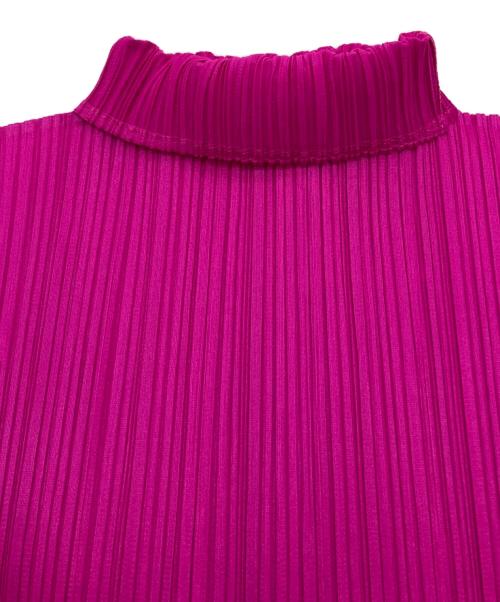 PLEATS PLEASE（プリーツプリーズ）PLEATS PLEASE (プリーツプリーズ) プリーツカットソー ピンク サイズ:3の古着・服飾アイテム