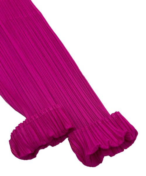 PLEATS PLEASE（プリーツプリーズ）PLEATS PLEASE (プリーツプリーズ) プリーツカットソー ピンク サイズ:3の古着・服飾アイテム