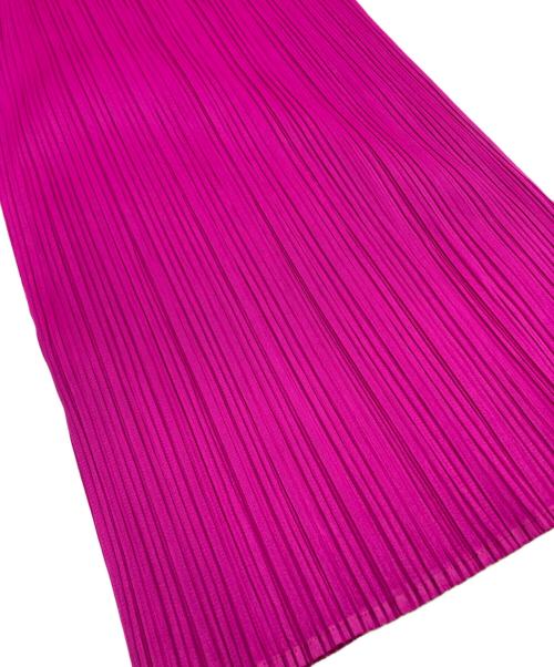 PLEATS PLEASE（プリーツプリーズ）PLEATS PLEASE (プリーツプリーズ) プリーツカットソー ピンク サイズ:3の古着・服飾アイテム