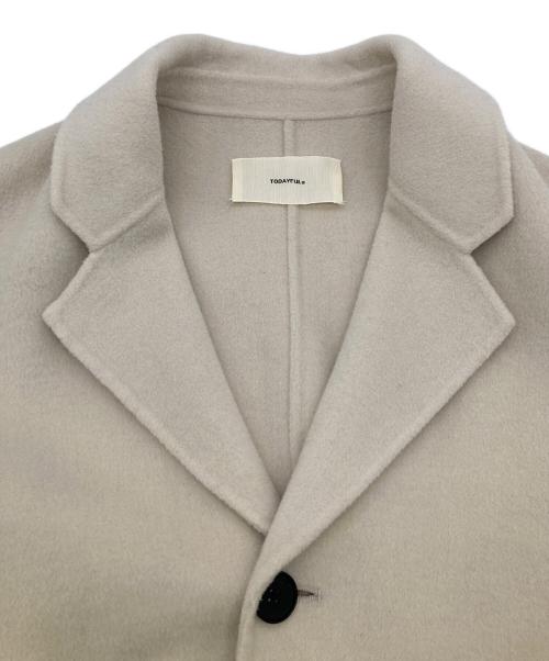 TODAYFUL（トゥデイフル）TODAYFUL (トゥデイフル) Wool Over Coat ウールオーバーコート ベージュ サイズ:36の古着・服飾アイテム