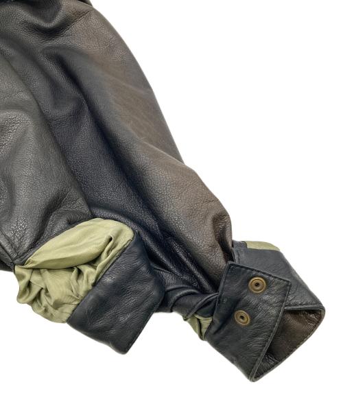 DAF（ダフ）DAF (ダフ) レザージャケット ブラック サイズ:Mの古着・服飾アイテム