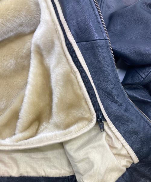DAF（ダフ）DAF (ダフ) レザージャケット ブラック サイズ:Mの古着・服飾アイテム