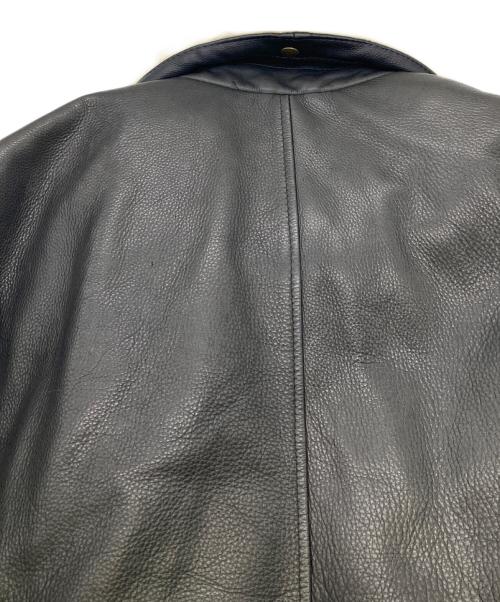 DAF（ダフ）DAF (ダフ) レザージャケット ブラック サイズ:Mの古着・服飾アイテム
