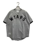 WTAPSダブルタップス）の古着「22SS LEAGUE SS COTTON FLANNEL」｜グレー